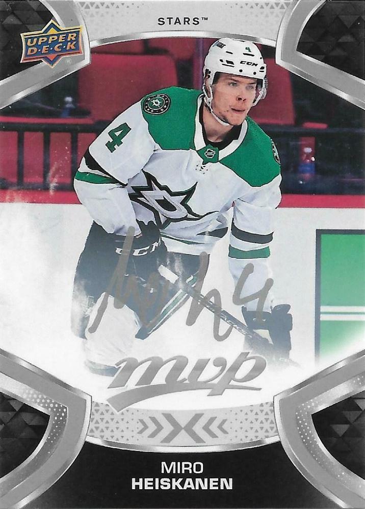 Miro Heiskanen #213 Dallas Stars | 2021-22 Upper Deck MVP Silver Script