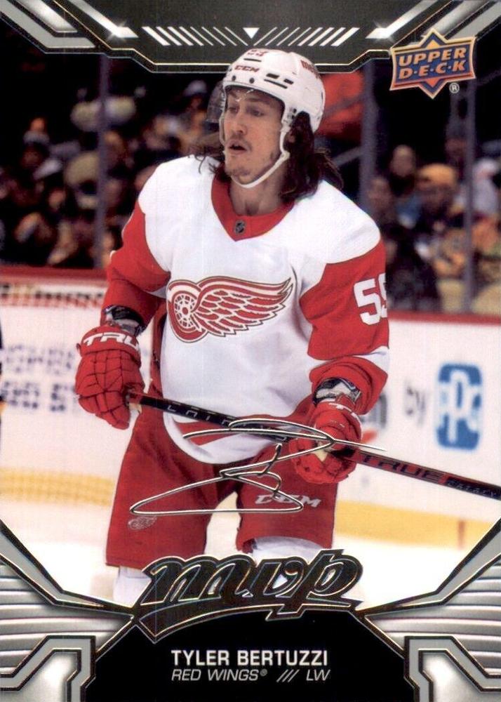 Tyler Bertuzzi #213 Detroit Red Wings | 2022-23 Upper Deck MVP Silver Script