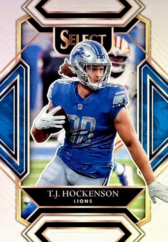 T.J. Hockenson #213 Detroit Lions | 2021 Panini Select |  | NFL Football
