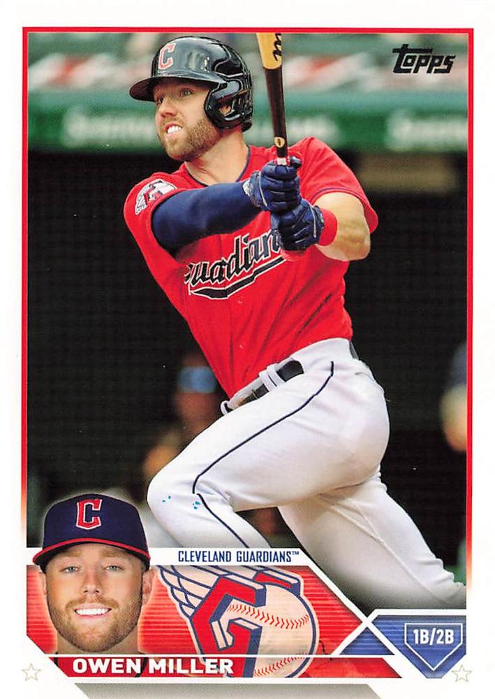 Owen Miller #213 Cleveland Guardians | 2023 Topps
