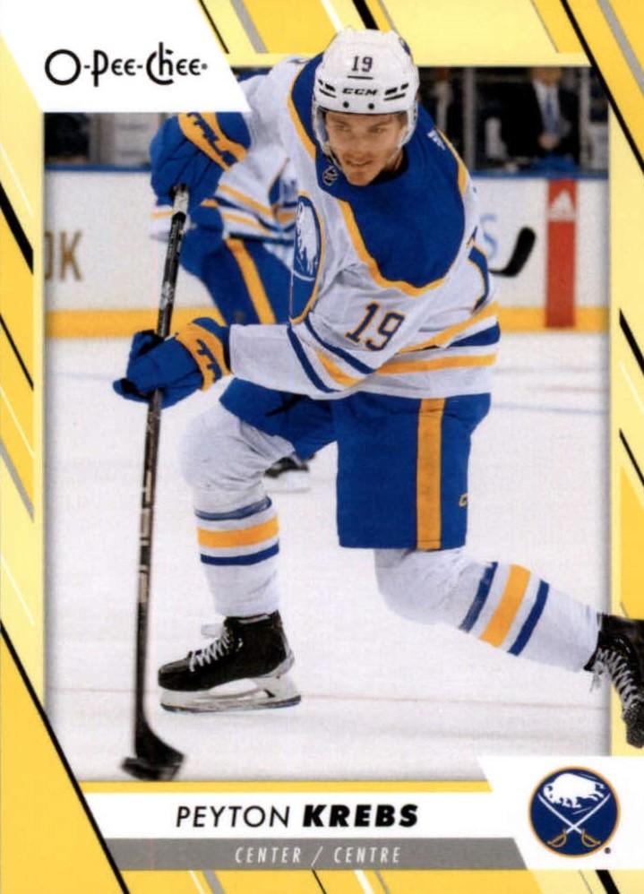 Peyton Krebs #213 Buffalo Sabres | 2023-24 O-Pee-Chee Yellow Border
