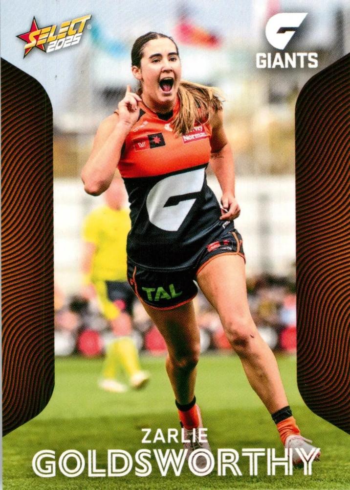 Zarlie Goldsworthy #213 Greater Western Sydney Giants | 2025 Select AFL Footy Stars