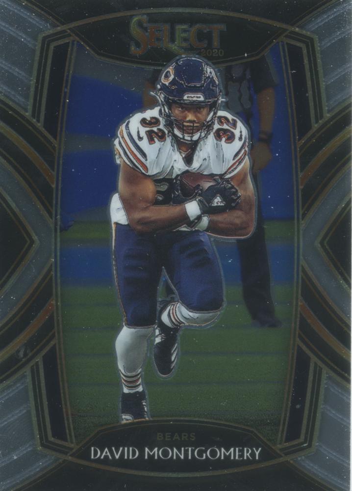 David Montgomery #214 Chicago Bears | 2020 Panini Select |  | NFL Football