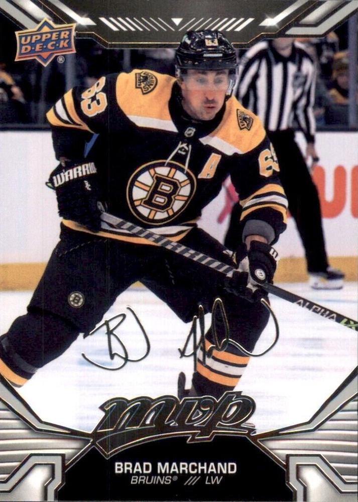 Brad Marchand #214 Boston Bruins | 2022-23 Upper Deck MVP Silver Script