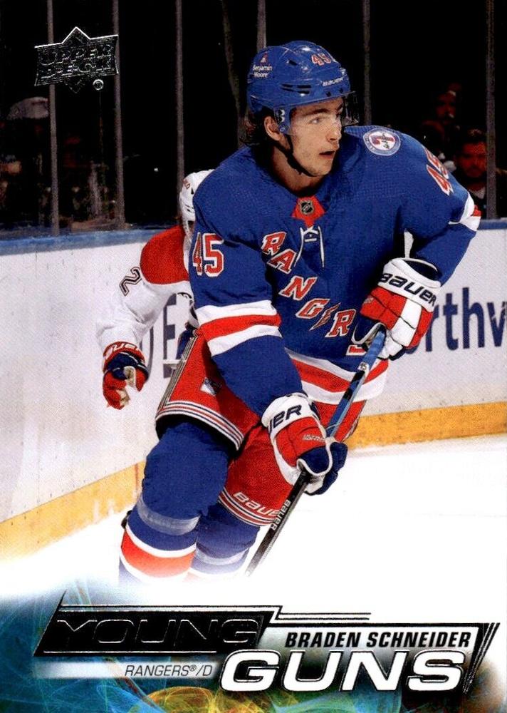 Braden Schneider #214 New York Rangers | 2022-23 Upper Deck