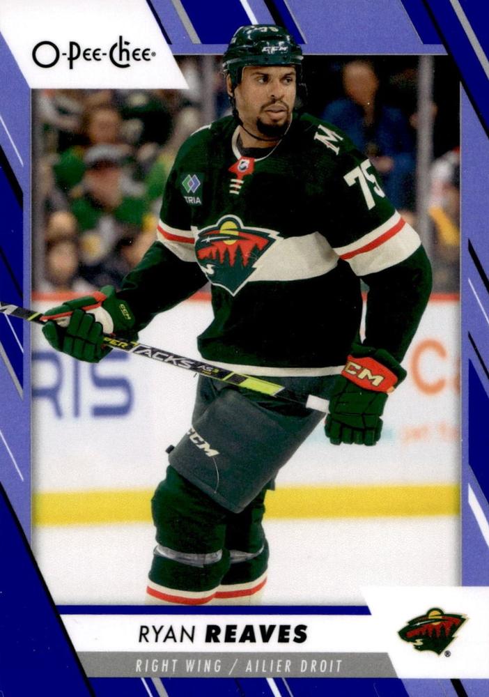 Ryan Reaves #214 Minnesota Wild | 2023-24 O-Pee-Chee Blue Border