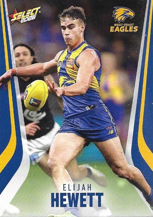 Elijah Hewett #214 West Coast Eagles | 2026 Select AFL Footy Stars