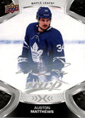 Auston Matthews #215 Toronto Maple Leafs | 2021-22 Upper Deck MVP Silver Script