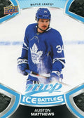 Auston Matthews #215 Toronto Maple Leafs | 2021-22 Upper Deck MVP Ice Battles