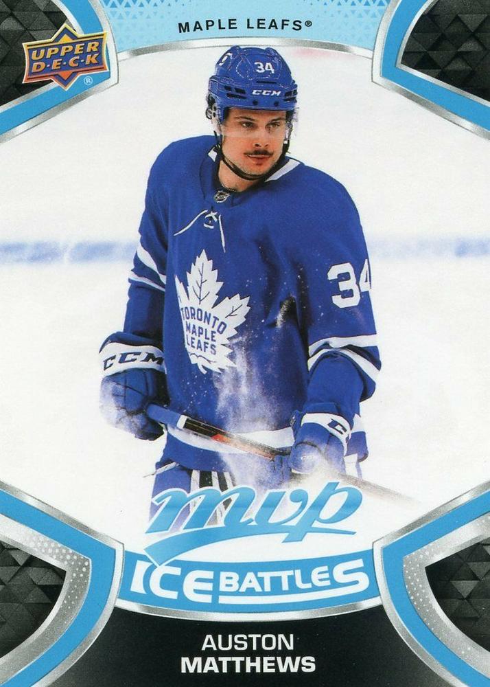 Auston Matthews #215 Toronto Maple Leafs | 2021-22 Upper Deck MVP Ice Battles