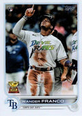 Wander Franco #215 Tampa Bay Rays (Pointing up) | 2022 Topps