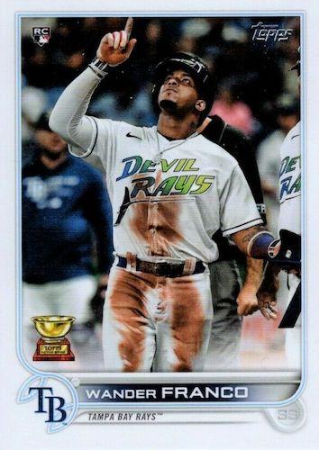 Wander Franco #215 Tampa Bay Rays (Pointing up) | 2022 Topps