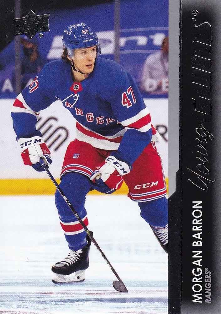 Morgan Barron #215 New York Rangers | 2021-22 Upper Deck