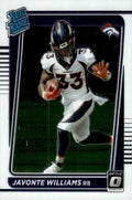 Javonte Williams #215 Denver Broncos | 2021 Donruss Optic | NFL Football