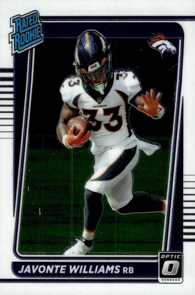 Javonte Williams #215 Denver Broncos | 2021 Donruss Optic | NFL Football
