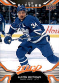 Auston Matthews #215 Toronto Maple Leafs | 2022-23 Upper Deck MVP Ice Battles