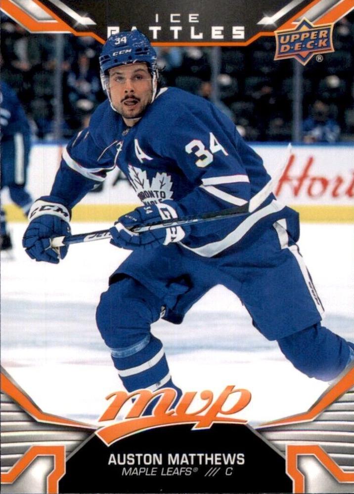 Auston Matthews #215 Toronto Maple Leafs | 2022-23 Upper Deck MVP Ice Battles
