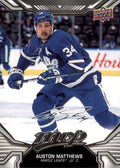 Auston Matthews #215 Toronto Maple Leafs | 2022-23 Upper Deck MVP Silver Script