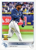 Wander Franco #215 Tampa Bay Rays (Factory set, Large RC logo) | 2022 Topps