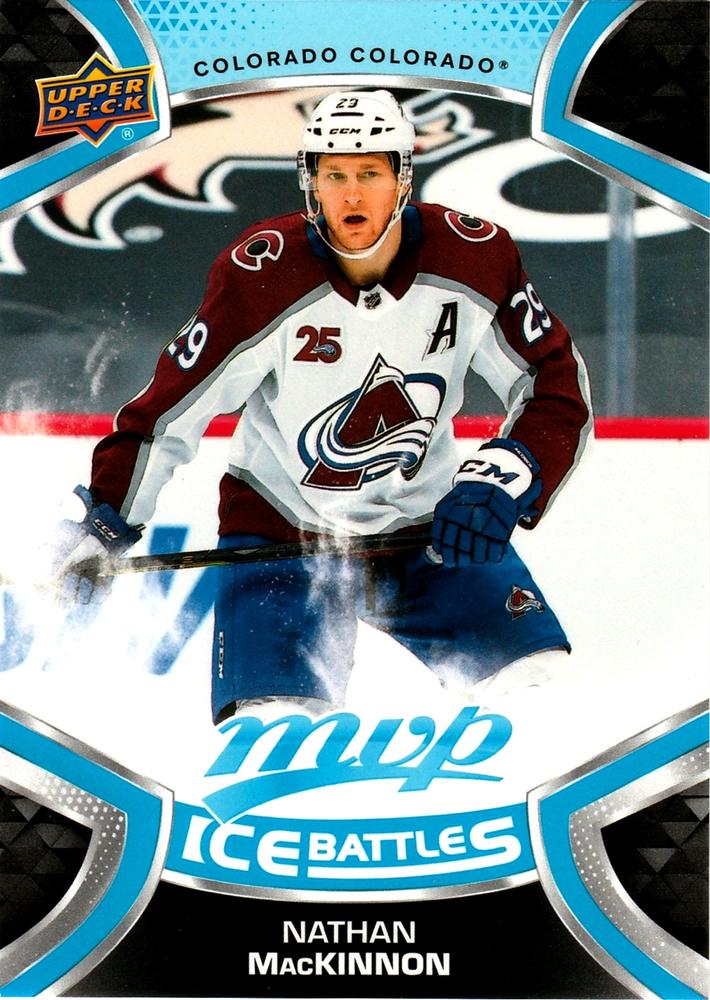 Nathan MacKinnon #216 Colorado Avalanche | 2021-22 Upper Deck MVP Ice Battles