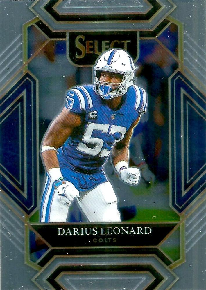 Darius Leonard #216 Indianapolis Colts | 2021 Panini Select |  | NFL Football