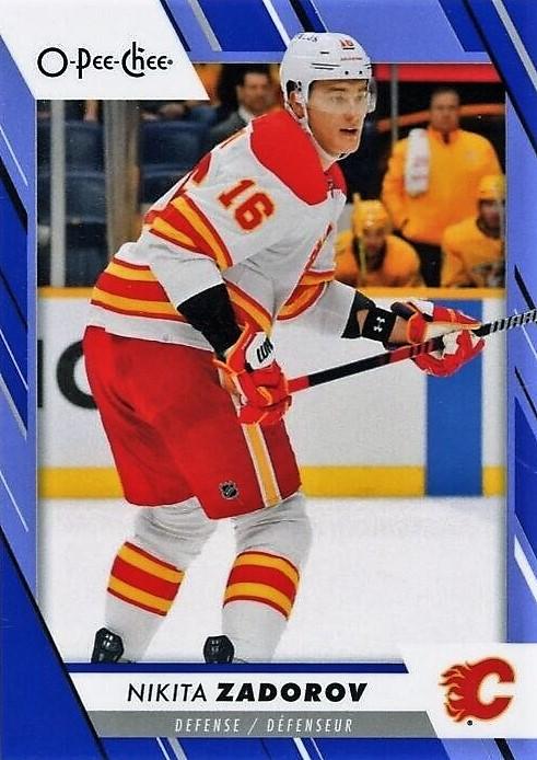 Nikita Zadorov #216 Calgary Flames | 2023-24 O-Pee-Chee Blue Border