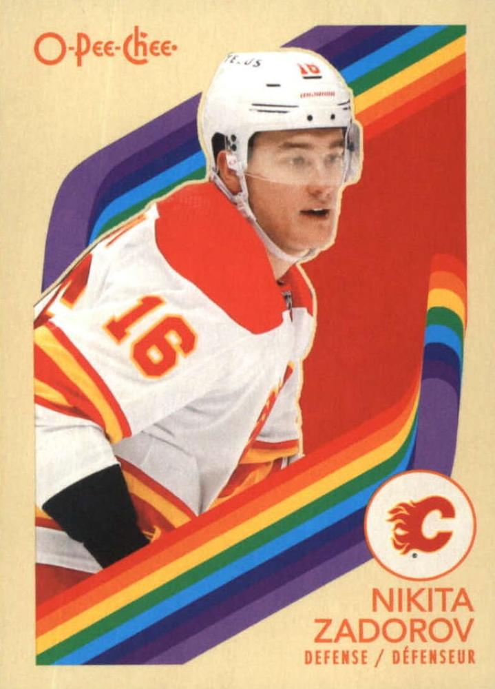 Nikita Zadorov #216 Calgary Flames | 2023-24 O-Pee-Chee Retro