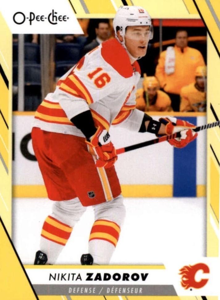 Nikita Zadorov #216 Calgary Flames | 2023-24 O-Pee-Chee Yellow Border