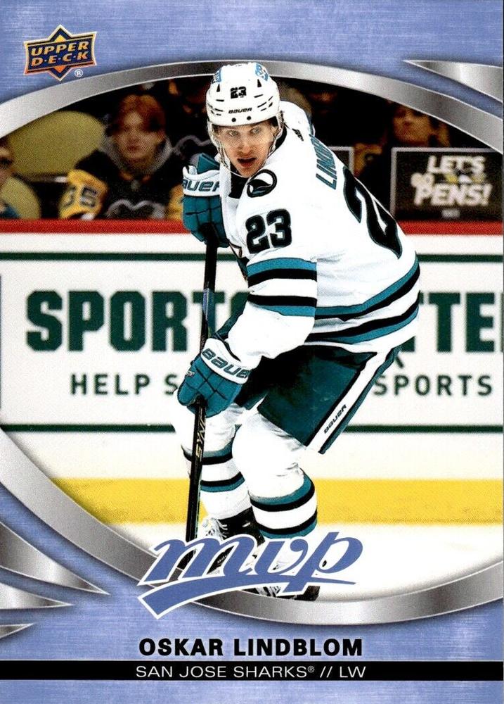 Oskar Lindblom #217 San Jose Sharks | 2023-24 Upper Deck MVP