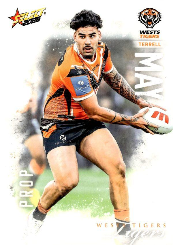 Terrell May #217 Wests Tigers | 2026 Select NRL League Heroes