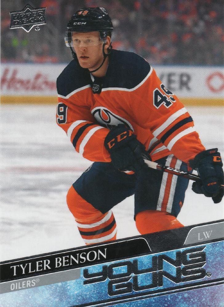 Tyler Benson #218 Edmonton Oilers | 2020-21 Upper Deck