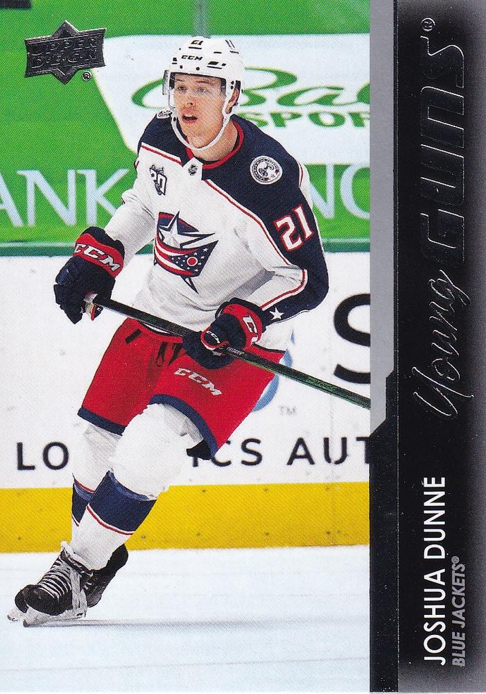 Joshua Dunne #218 Columbus Blue Jackets | 2021-22 Upper Deck