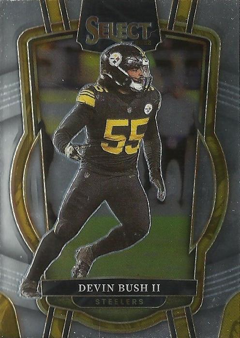 Devin Bush II #218 Pittsburgh Steelers | 2022 Panini Select | NFL Football