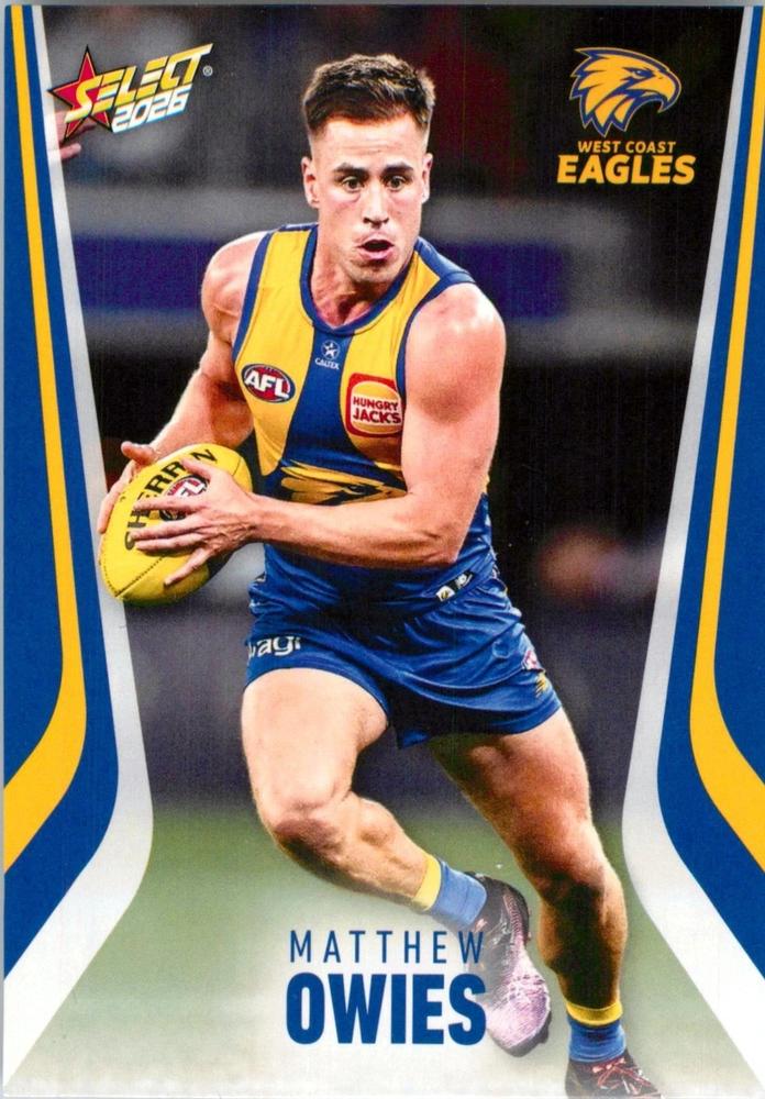 Matthew Owies #218 West Coast Eagles | 2026 Select AFL Footy Stars