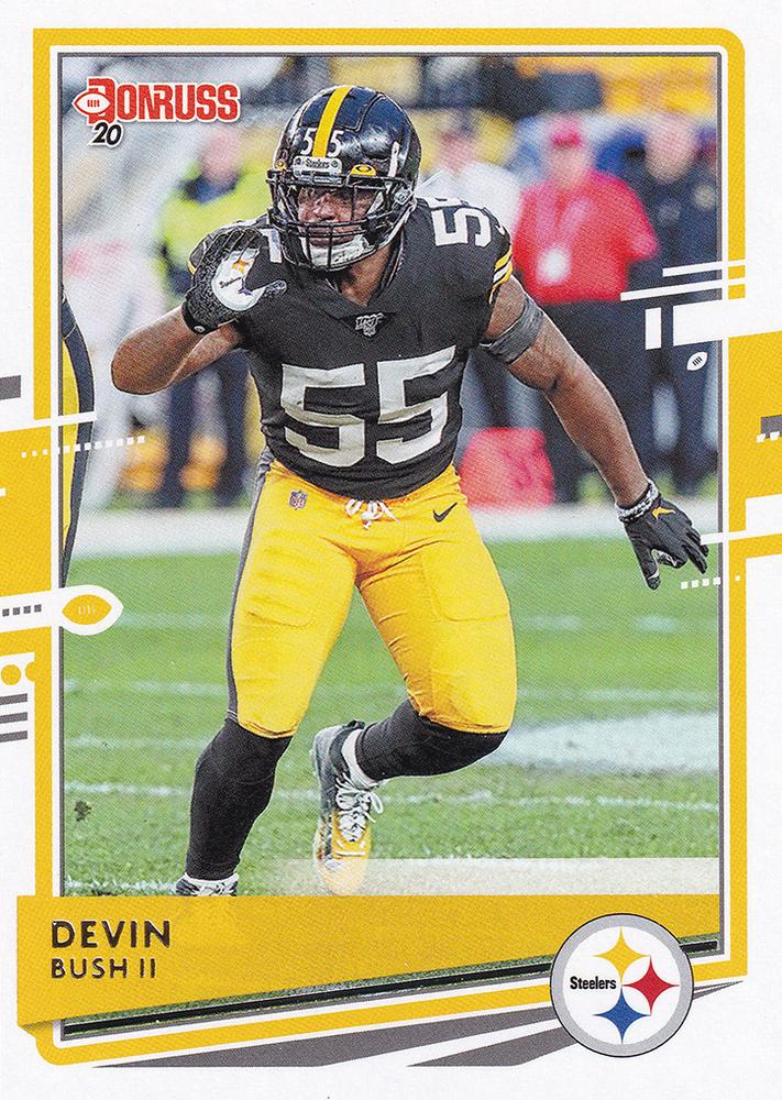 Devin Bush II #219 Pittsburgh Steelers | 2020 Panini Donruss | NFL Football
