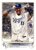 Salvador Perez #219 Kansas City Royals (Water bottle shower) | 2022 Topps