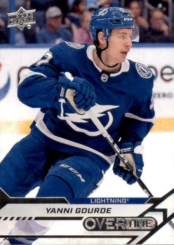 Yanni Gourde #21 Tampa Bay Lightning | 2020-21 Upper Deck Overtime