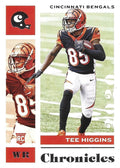 Tee Higgins #21 Cincinnati Bengals | 2020 Panini Chronicles |  | NFL Football