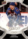 Gabriel Landeskog #21 Colorado Avalanche | 2021-22 Upper Deck MVP Silver Script