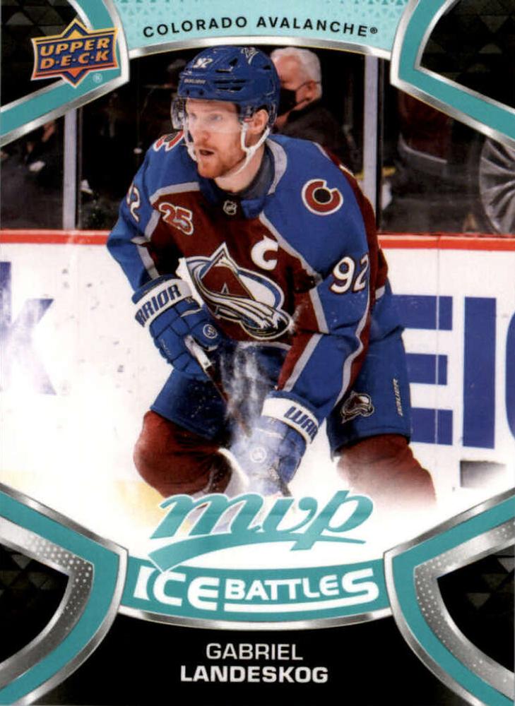 Gabriel Landeskog #21 Colorado Avalanche | 2021-22 Upper Deck MVP Ice Battles