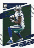 Michael Gallup #21 Dallas Cowboys | 2021 Donruss Optic | NFL Football