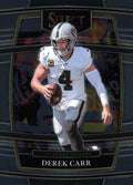 Derek Carr #21 Las Vegas Raiders | 2021 Panini Select |  | NFL Football