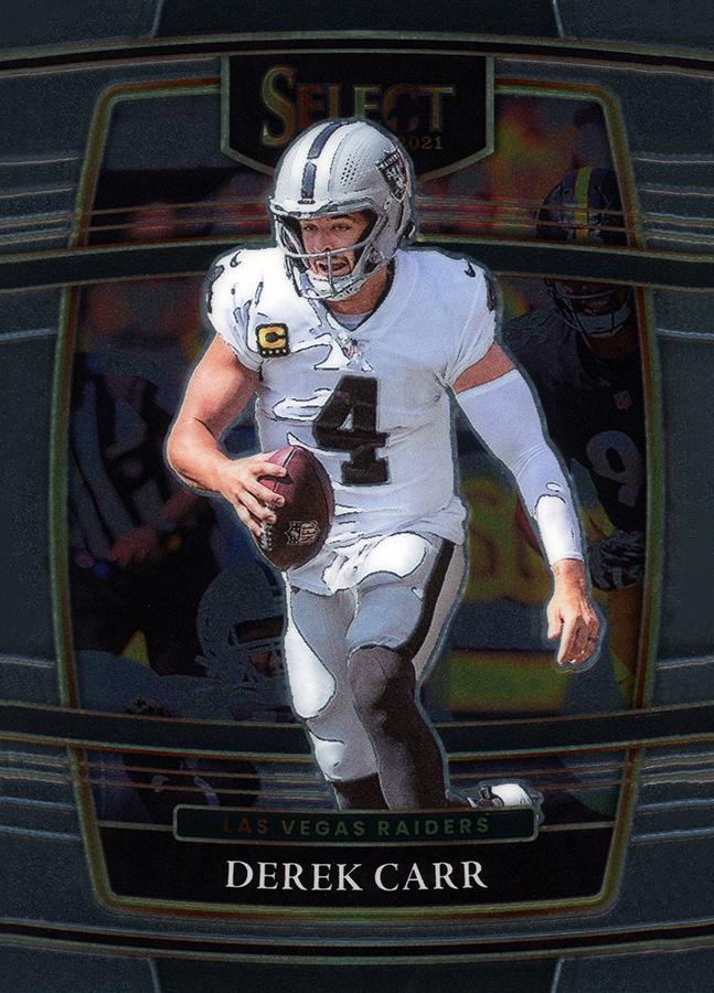 Derek Carr #21 Las Vegas Raiders | 2021 Panini Select |  | NFL Football