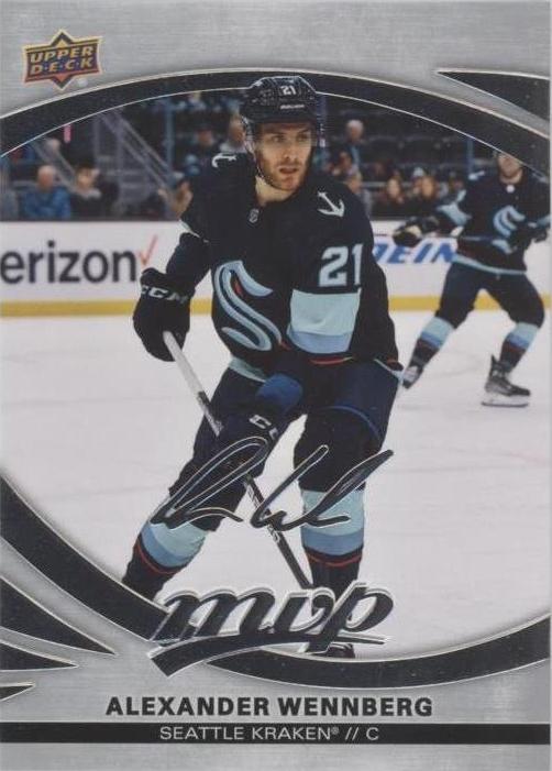 Alexander Wennberg #21 Seattle Kraken | 2023-24 Upper Deck MVP Silver Script
