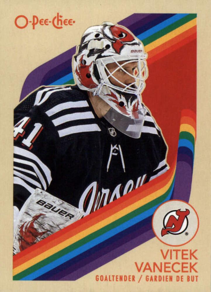 Vitek Vanecek #21 New Jersey Devils | 2023-24 O-Pee-Chee Retro
