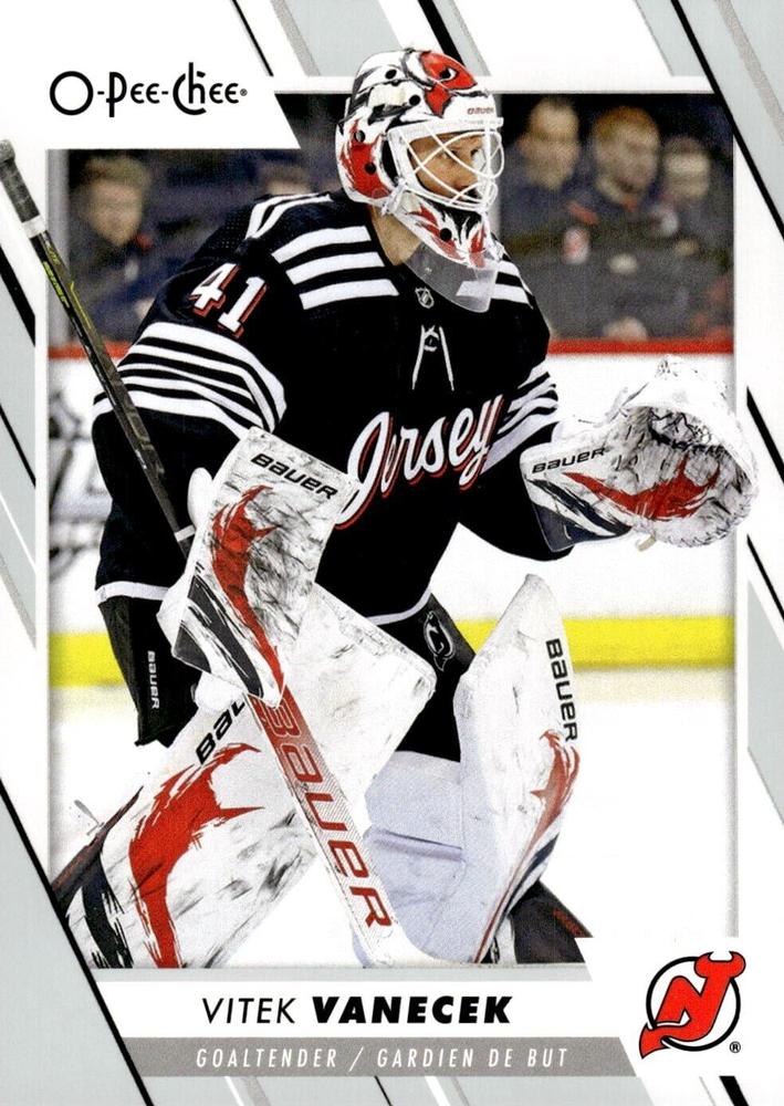 Vitek Vanecek #21 New Jersey Devils | 2023-24 O-Pee-Chee Hockey