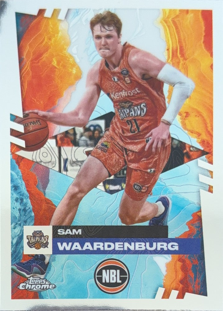 Sam Waardenburg #21 Cairns Taipans | 2024-25 Topps Chrome NBL (front)