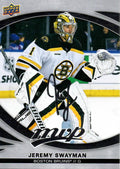 Jeremy Swayman #220 Boston Bruins | 2023-24 Upper Deck MVP Silver Script