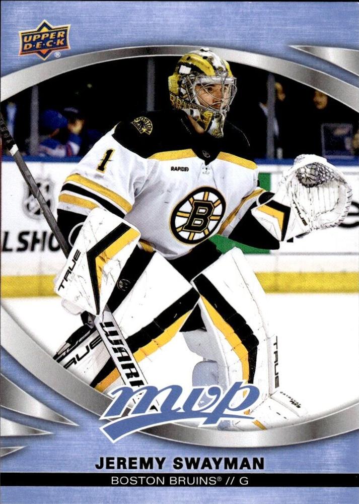 Jeremy Swayman #220 Boston Bruins | 2023-24 Upper Deck MVP