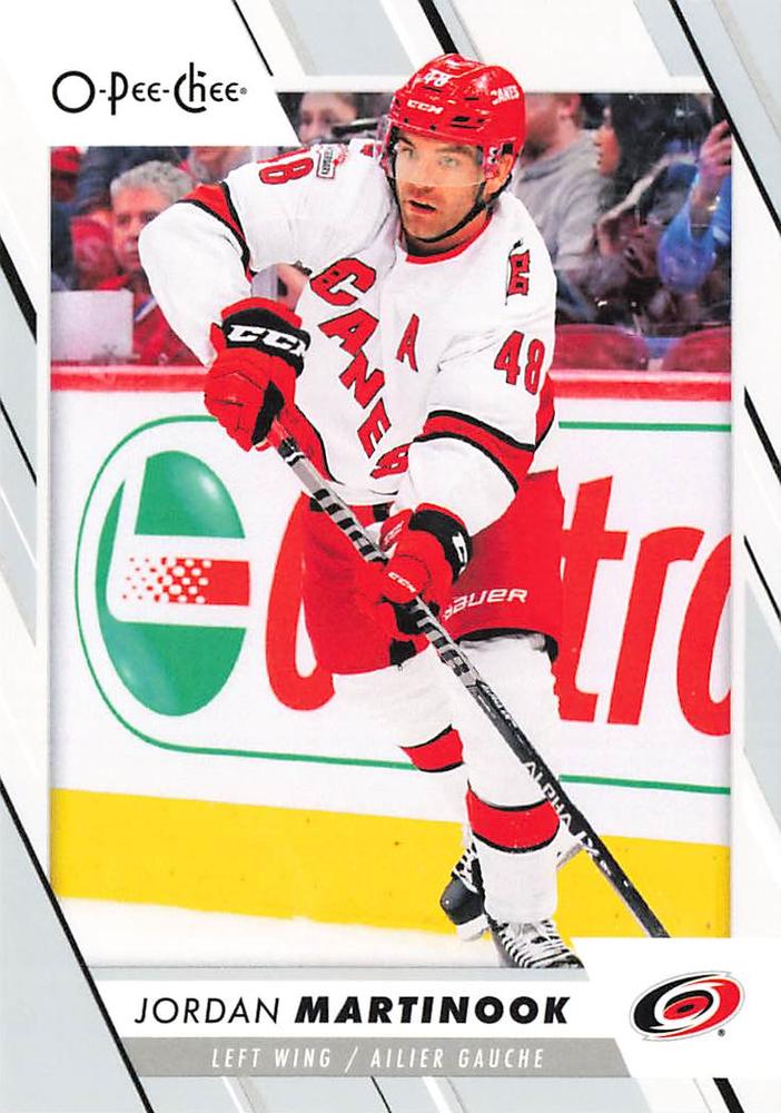 Jordan Martinook #220 Carolina Hurricanes | 2023-24 O-Pee-Chee Hockey